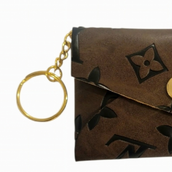 Upcycled Louis Vuitton Monogram Card Holder - Picture 3 of 4